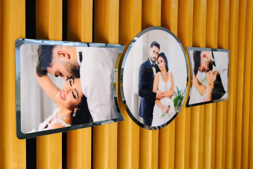 180x60 Olips Aynalı 3'lü Seçim (Kişiye Özel Fotoğraflı)